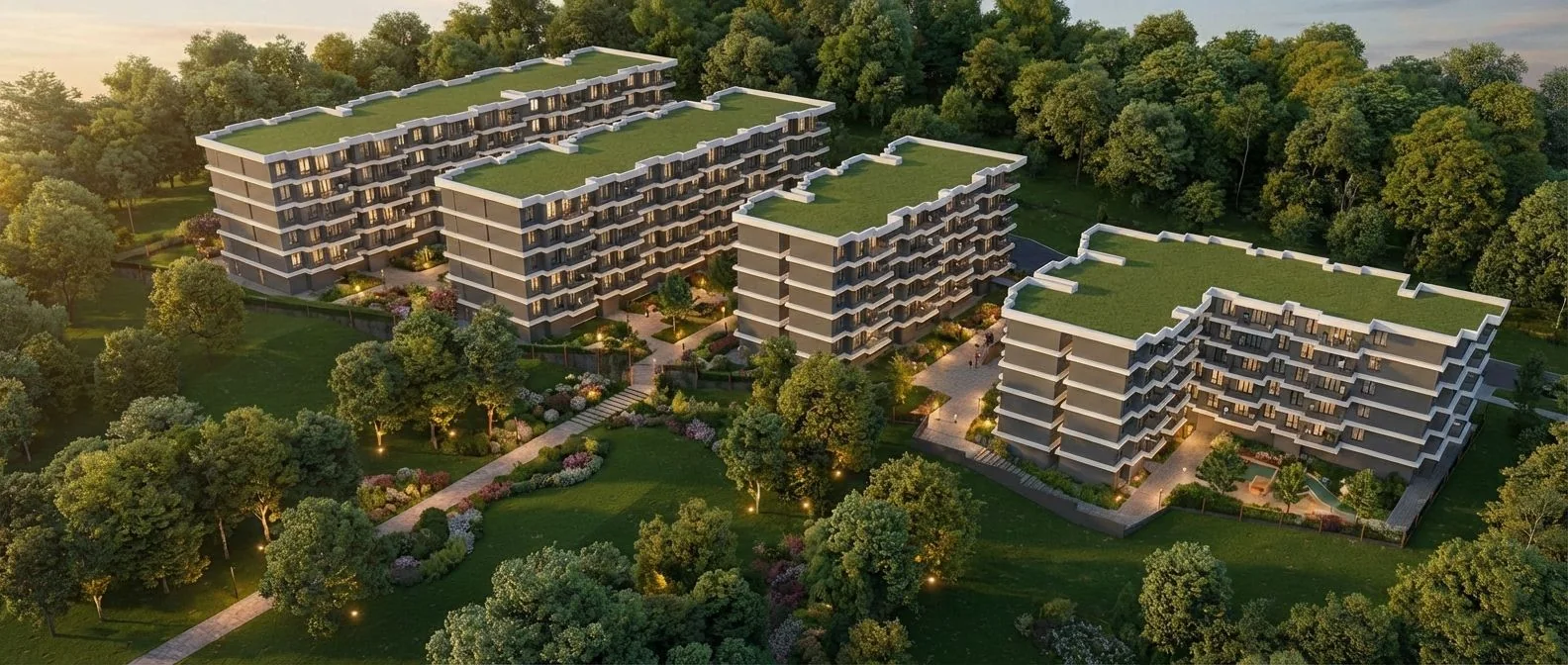 MyLand Ankara kuş bakışı yerleşim planı