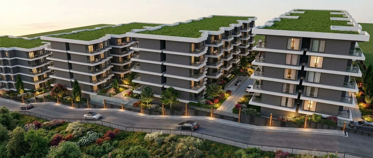 MyLand Ankara bloklar ve site içi yaklaşım görünümü